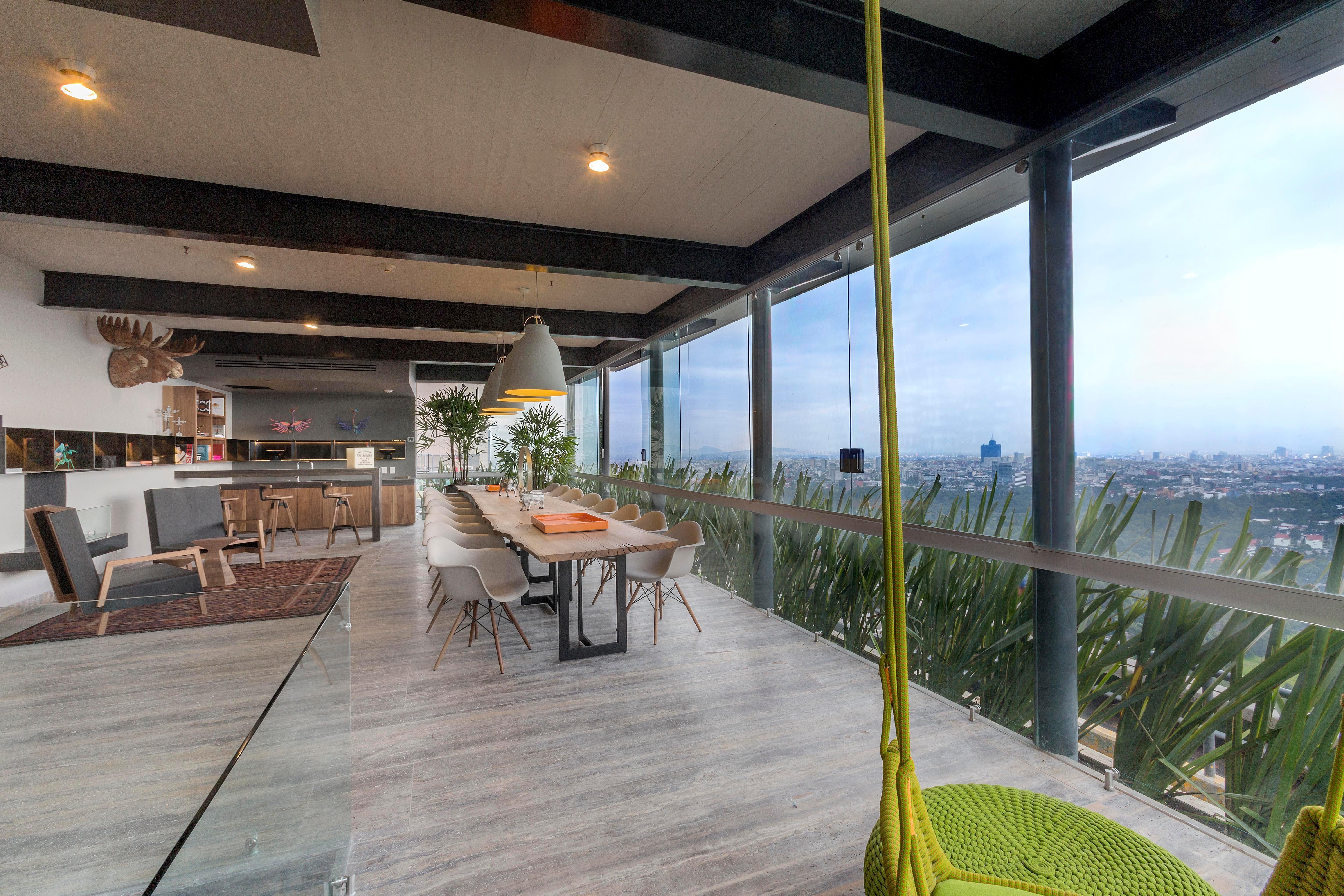 Presidente Intercontinental Mexico City By Ihg Dış mekan fotoğraf Skyline Penthouse